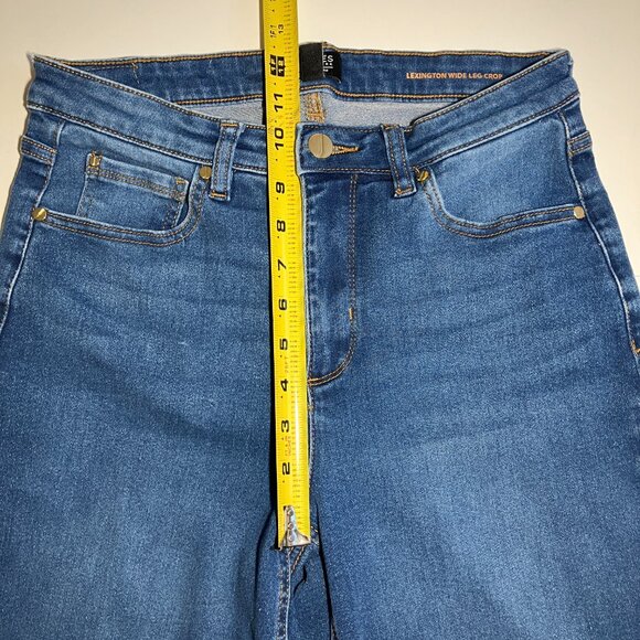 Jones New York Lexington Wide Leg Crop Jeans Womens Size 4 | High Rise Denim - Picture 6 of 10